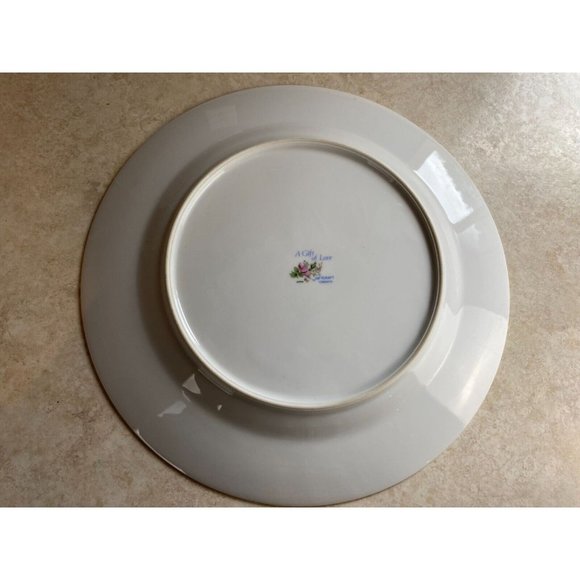 Gift Craft 25th  Anniversary 10" Blue Bells Cake/Serving  Plate - Picture 6 of 6